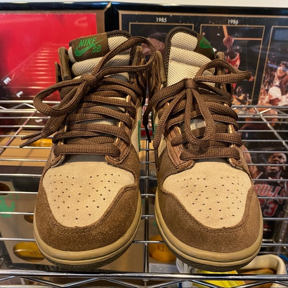 Nike, Dunk SB High, Tweed Green - Picture 4 of 7